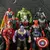 Marvel Comics Avengers Heroes Mercadoria, Homem de Ferro, Homem Aranha, Hulk, Modelo de Decoração de Mesa, Brinquedo Infantil, Presente de Aniversário