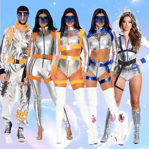Fsia de Astronauta para loween para Adultos Traje de Performance para Palco Fsia de Explor Espacial Universal ...