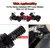 Parafuso do assento do para-lama traseiro, porca, parafuso, capa de botão de montagem para motocicletas, para harley sportster xl dyna softail breakout touring universal - Wolf Games