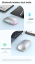 Rato sem fio recarregável, compatível com bluetooth, 2.4ghz, modos duplos, mouse de computador com receptor nano para pc, laptop, macbook - Wolf Games