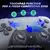 Gamepad sem fio para ps4 controlador de jogo compatível com bluetooth para ps4 slim/ps4 pro/plataforma de vapor win 10 pc joystick - comprar online
