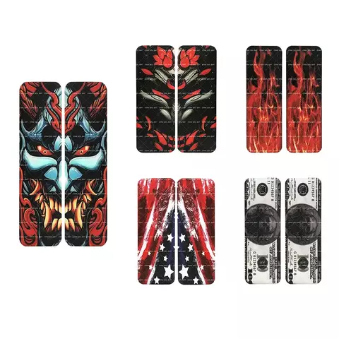 1 par de adesivo para bolsa de motocicleta, adesivo para harley 1996-2014 supremo street highway king glide, decoração de motocicleta, caixa lateral