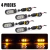 Nlpearl 2/4 pçs motocicleta 3led sinais de volta indicadores direcionais âmbar piscando luz pisca lâmpada sinal volta motocicleta 12v - loja online