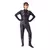 Homens super heróis de luxo peito muscular cosplay traje herói elastano zentai bodysuit com manto para halloween outftis - loja online