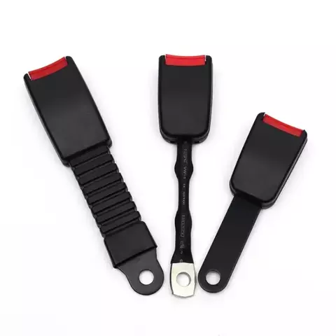 Extensores de cinto de segurança do carro extensor de cinto de segurança fivela de assento cintos de automóvel extensão conector acessórios interiores