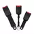 Extensores de cinto de segurança do carro extensor de cinto de segurança fivela de assento cintos de automóvel extensão conector acessórios interiores