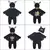 Umorden 2 pçs/set unissex morcego preto traje do bebê meninas meninos meu primeiro roupa de halloween algodão 3-6m 6-12m 12-18m 18-24m - comprar online