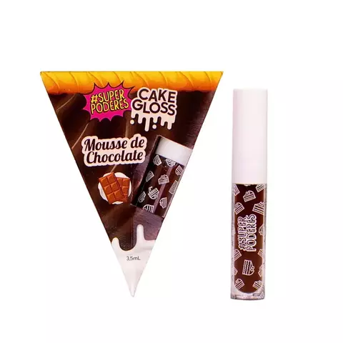 GLOSS CAKE MOUSSE DE CHOCOLATE - SUPER PODERES