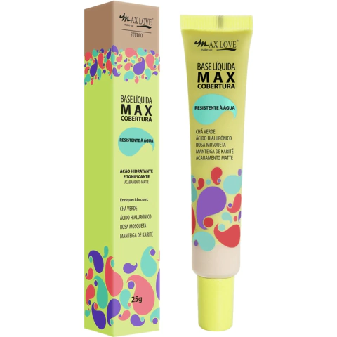 BASE LIQUIDA MAX COBERTURA - MAX LOVE - comprar online