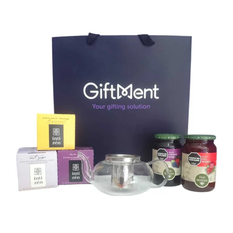 GIFT PACK DULCE CON TETERA DE VIDRIO en internet