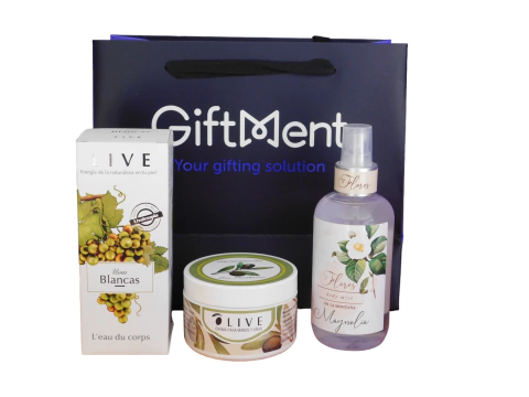 PACK LIVE FLORES UVAS Y OLIVAS - Giftment
