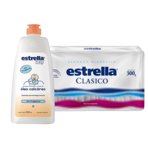 OFERTA OLEO x 500ML Y ALGODON x 300GR