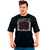 Camiseta Oversized Streetwear Urban 100% Algodão 30.1 - 04 Preto
