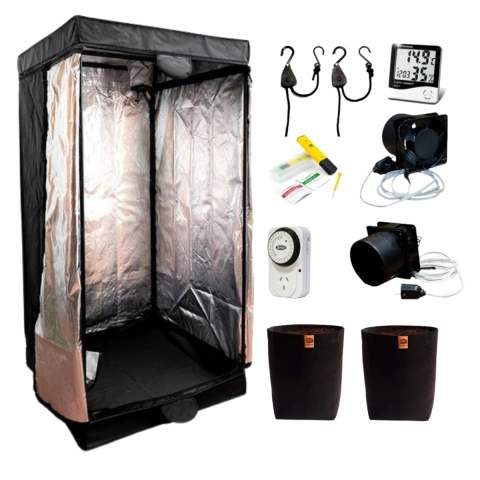 Combo Carpa 80x80x160 + Accesorios Cultivo + Medidor Ph - comprar online