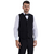 Colete Masculino Básico Oxford Preto