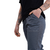 Calça de Elástico Sarja Rústica Cinza - loja online