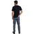 Calça de Elástico Sarja Rústica Cinza - comprar online
