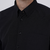 Camisa Social Masculino Manga Longa Preta