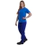 Calça Elástico Sarja Rústica Azul Royal - comprar online