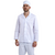 Jaleco Manga Longa Sarja 2x1 Algodão Branco