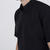 Camisa Social Masculino Manga Curta Preta - comprar online