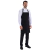 Avental Com Peitilho Oxford Preto Com Bolsos - comprar online