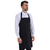 Avental Com Peitilho Oxford Preto Com Bolsos