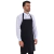 Avental Com Peitilho Oxford Preto Com Bolsos