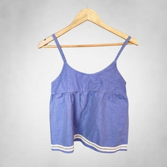 Pijama de algodão curto Regata Canelé