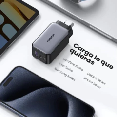 Cargador De Pared 65w Nexode USB-C Carga Rápida Pd UGREEN en internet