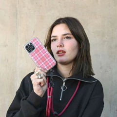 Cherry tartán - Caseland | Fundas para Celulares con Diseño 