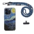 Pack Azul: Funda La noche estrellada + Correa Azul