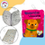 LIBRO INFANTIL SUPER PINTA Y PEGA MASCOTAS Y DIVERSION