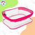 CANOPLA POLIBRAS PVC CRISTAL BOX ROSA - comprar online