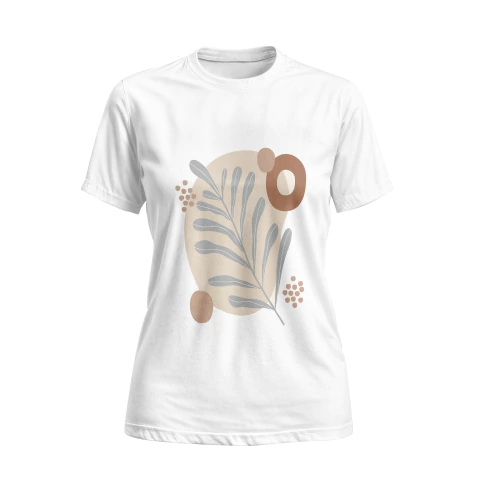 Remera Basica - MKT Flowers ABS 1 Blanca - comprar online