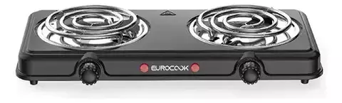 Anafe Eléctrico Eurocook 5703 2 Hornallas 2000w
