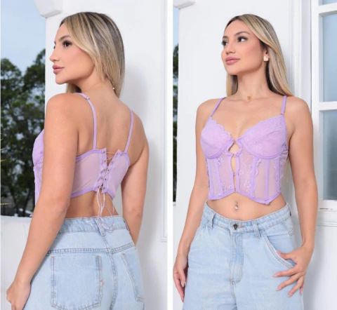 CORSET RENDA CRISTAL - comprar online