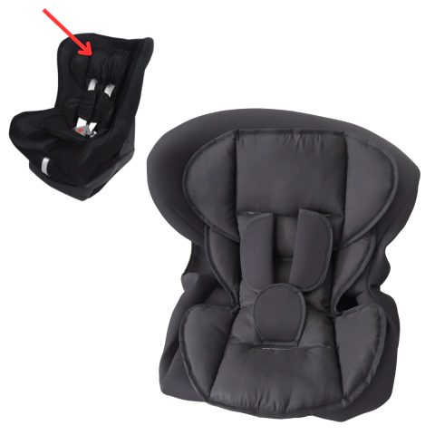 Capa/ Estofado Completo Compatível para Cadeira Chicco Eletta Preta