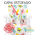 REPOSIÇÃO: Capa/ Estofado Completo para Cadeira de Alimentação/ Refeição Infanti Appetito Monster Branco - comprar online