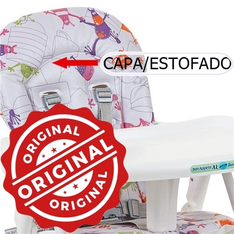 Capa Estofada Completa p/ Cadeira de Alimentação Burigotto Bon Appetit
