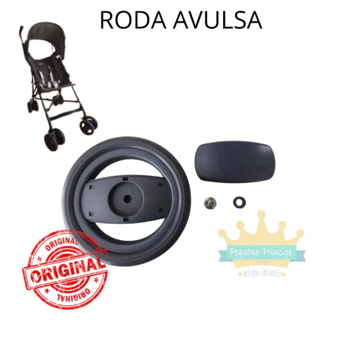 RODA AVULSA DO CARRINHO CHICCO SNAPPY CHUMBO