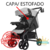REPOSIÇÃO: Capa/Estofado Completo para Carrinho Tutti Baby Nivo Preto