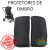 REPOSIÇÃO: Par de Protetores de Cintos para os Ombros Estofado para Carrinhos Galzerano Preto