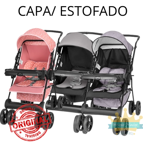 Capa/ Estofado Completo Carrinho Berço Passeio Tutti Baby Solare
