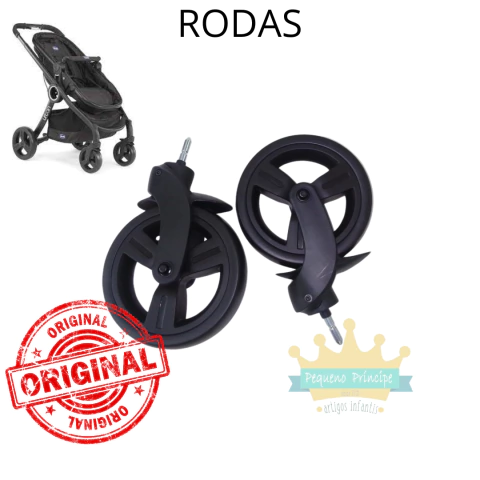 Par de Rodas Dianteiras Chicco Urban Plus
