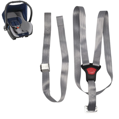 Cintos Completos para Bebê Conforto Tutti Baby Cinza