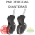 Par de Rodas Dianteiras do carrinho Chicco Trolley Me