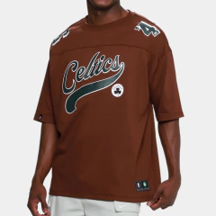 Camiseta NBA Boston Celtics Mitchell & Ness Masculina Marrom - NBA