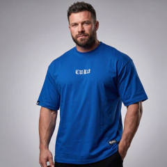 Camiseta Oversized Euro Azul - comprar online