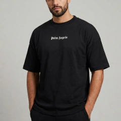 Camiseta Oversized Palm Angels Preta